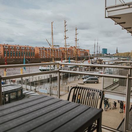 Moderne Wohnung Mit Weserblick Und Uferpromenade Bremen Exterior photo